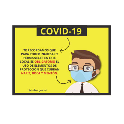 CARTEL USO DE MASCARILLA