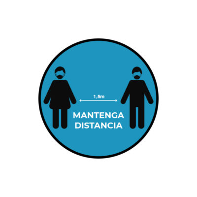 VINILO PARA SUELO DELIMITADOR DISTANCIA SOCIAL X 6 unidades